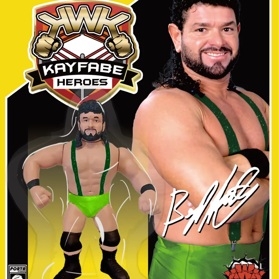 KWK Kayfabe Heroes Barry Horowitz [Green Trunks, Yellow Card] PW Catalog