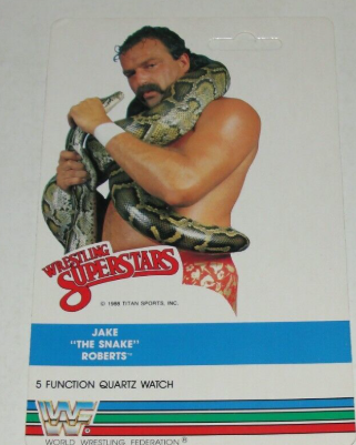 1985 WWF Jake The Snake Roberts Watch Watches PWcatalog