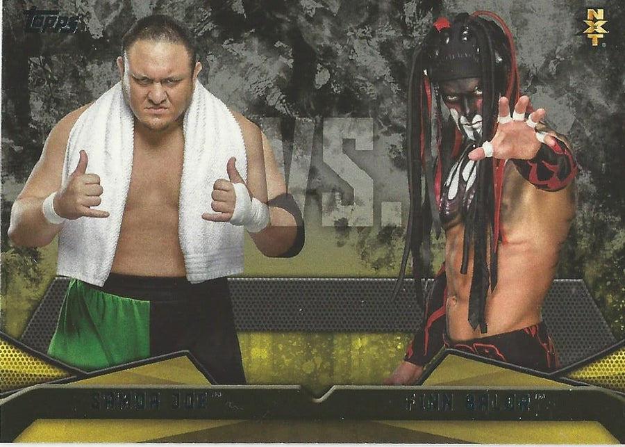 WWE Topps Then Now Forever 2016 Samoa Joe vs. Finn Balor #2
