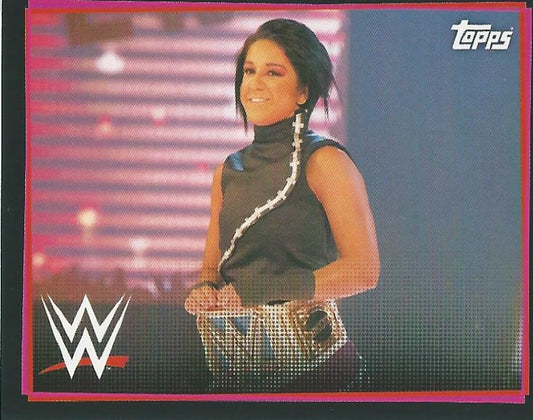 WWE Topps Road to WrestleMania Stickers 2021 Bayley #202