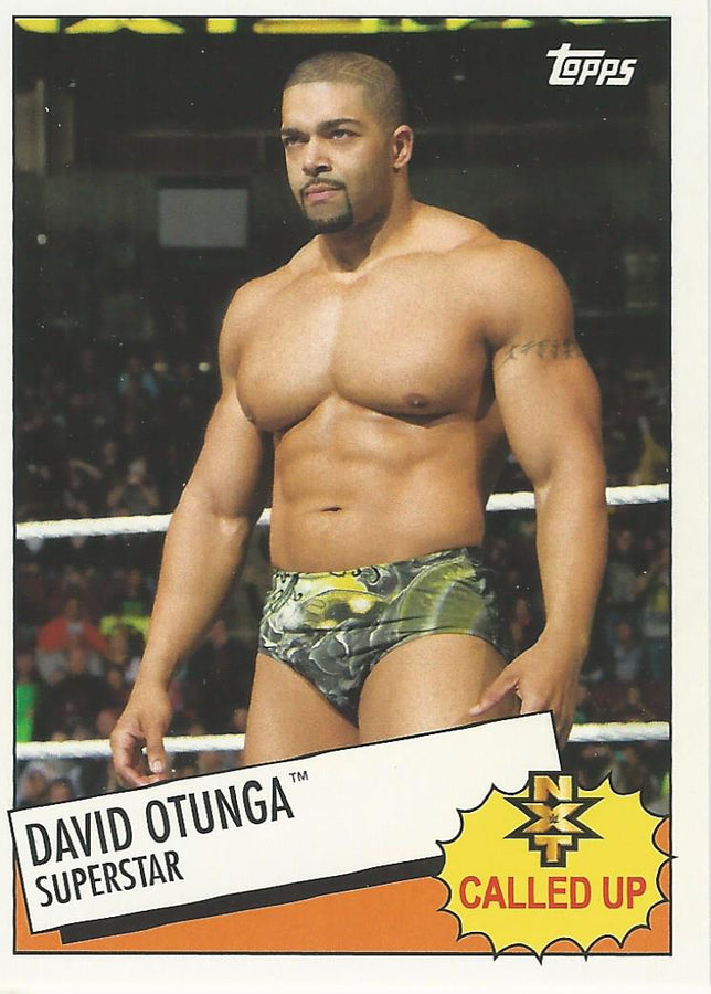 WWE Topps Heritage 2015 David Otunga 2 of 30 trading card PW Catalog