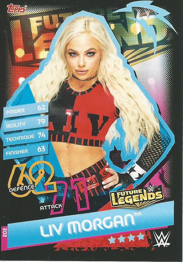 WWE Topps Slam Attax Reloaded 2020 Liv Morgan #202