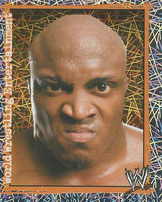 WWE Topps Superstars Uncovered 2007 Sticker Bobby Lashley Foil #202