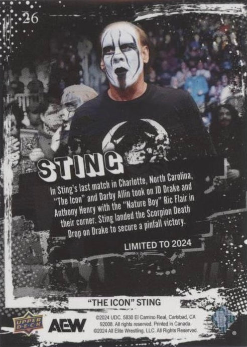 1/6/24 – Sting Wrestled in Charlotte, North Carolina for the Final Time in HIS Career at Collision - image 2