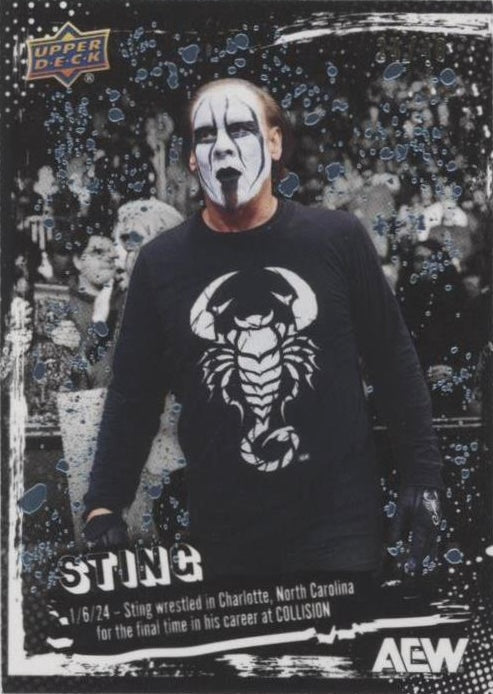 1/6/24 – Sting Wrestled in Charlotte, North Carolina for the Final Time in HIS Career at Collision