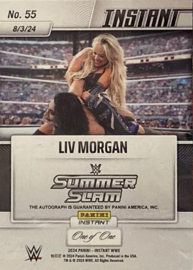 LIV Morgan – LIV Morgan Retains the Women’s World Championship trading card PW Catalog