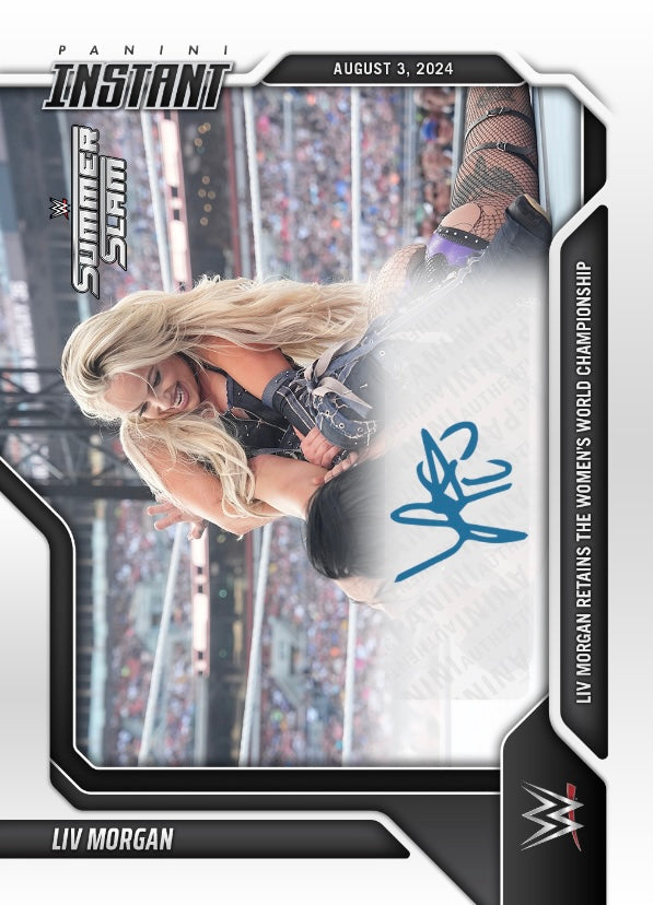 LIV Morgan – LIV Morgan Retains the Women’s World Championship trading card PW Catalog