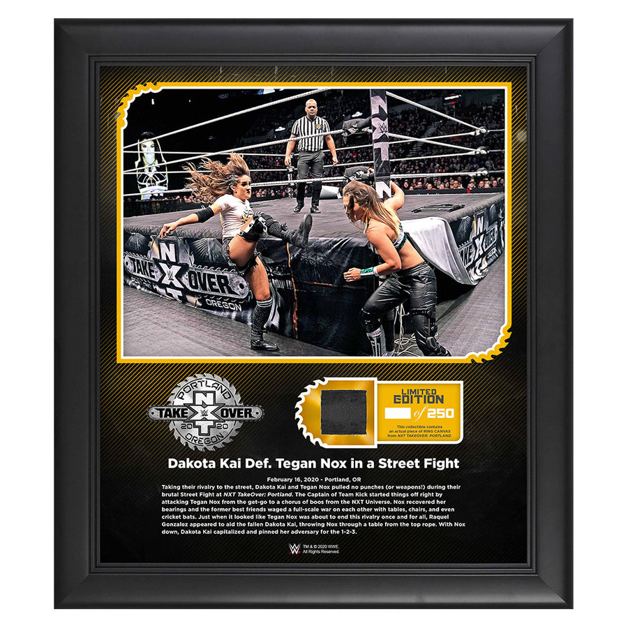 Dakota Kai NXT TakeOver Portland 15 x 17 Limited Edition Plaque