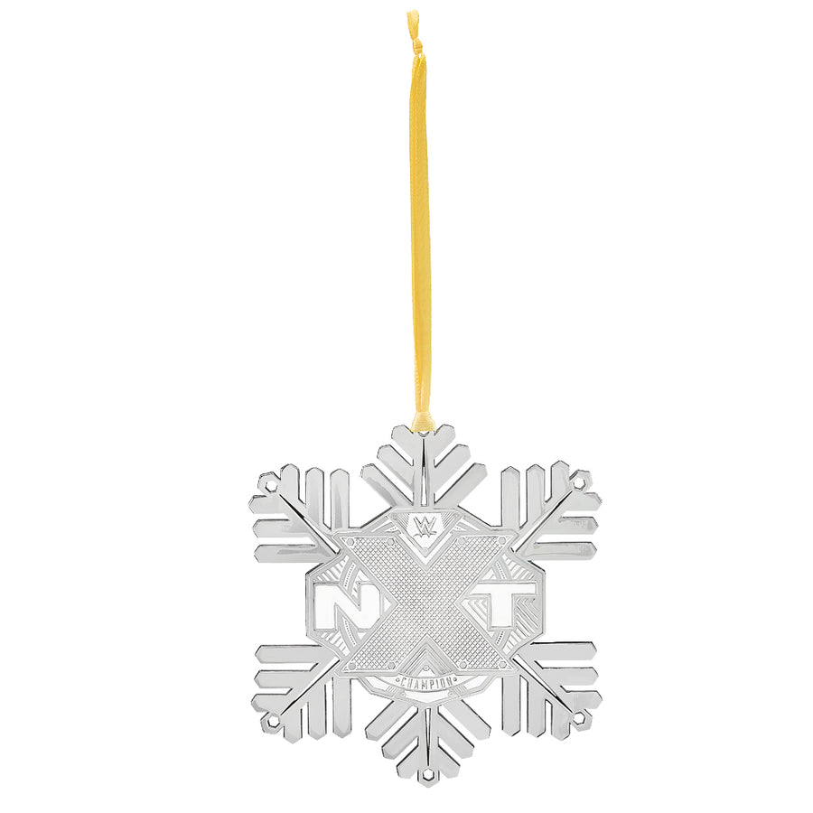 NXT Championship Snowflake Ornament