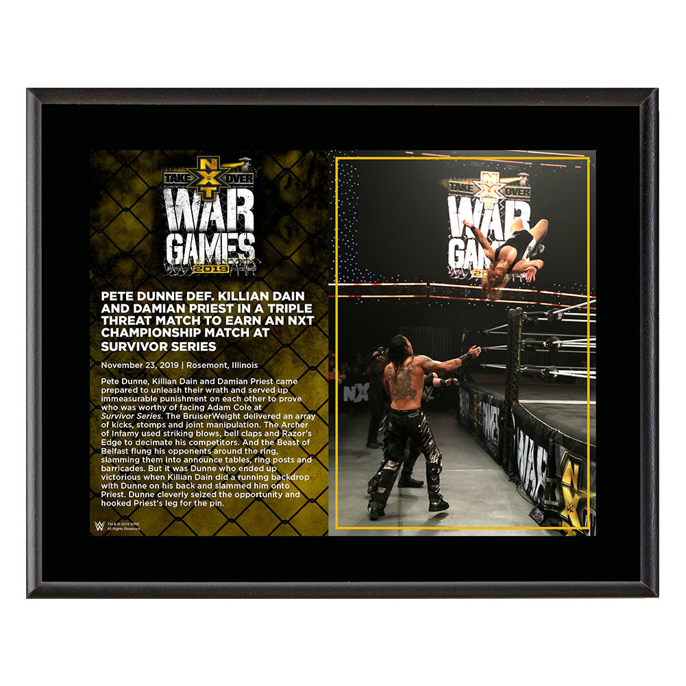 Pete Dunne WarGames 2019 10x13 Commemorative Plaque