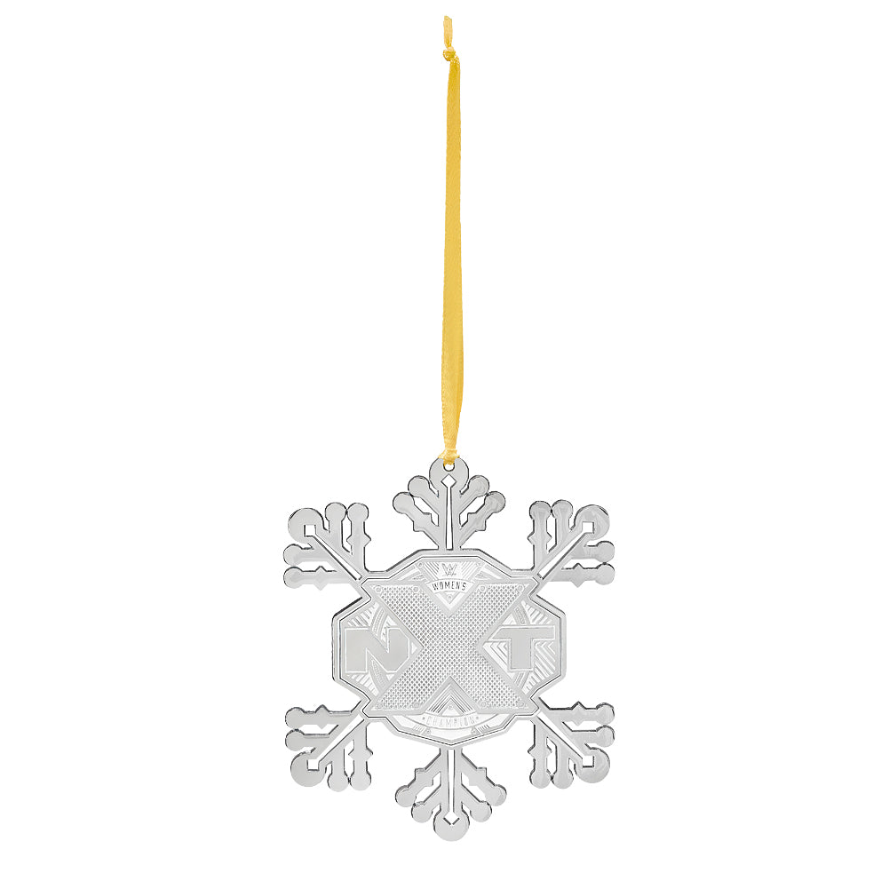 NXT Women's Championship Snowflake Ornament