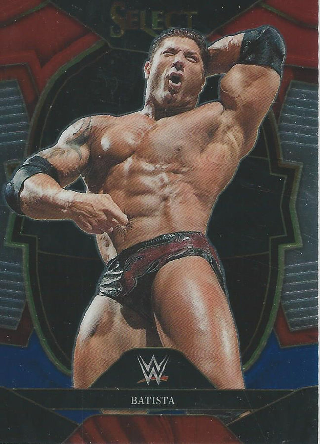 WWE Panini Select 2023 Red/Silver/Blue Batista #67