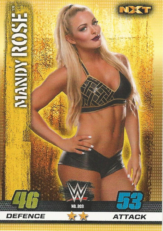 WWE Topps Slam Attax 10th Edition 2017 NXT Mandy Rose #203
