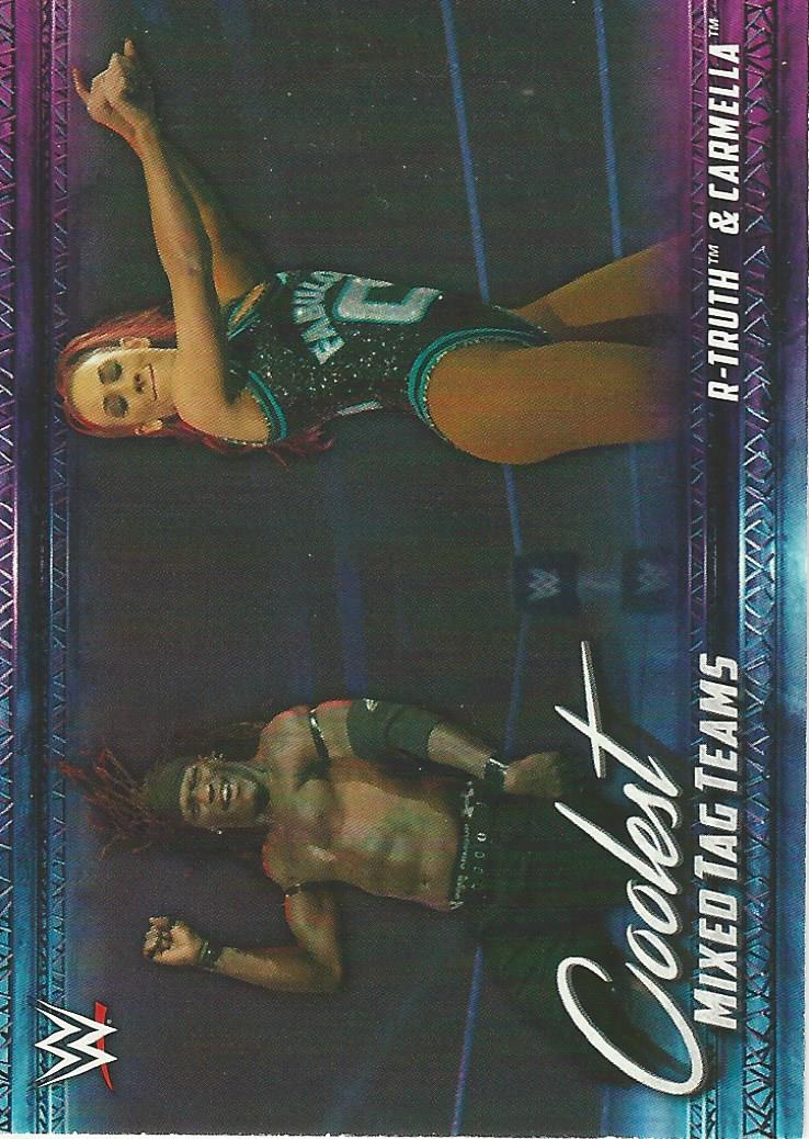 WWE Topps 2021 Carmella and R-Truth MT-5 trading card PW Catalog