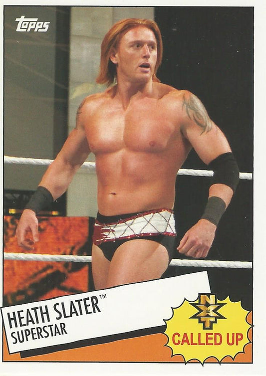 WWE Topps Heritage 2015 Heath Slater 3 of 30 trading card PW Catalog