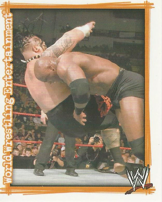 WWE Topps Superstars Uncovered 2007 Sticker Bobby Lashley #203