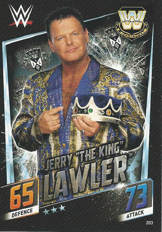 WWE Topps Slam Attax 2015 Then Now Forever Jerry Lawler #203