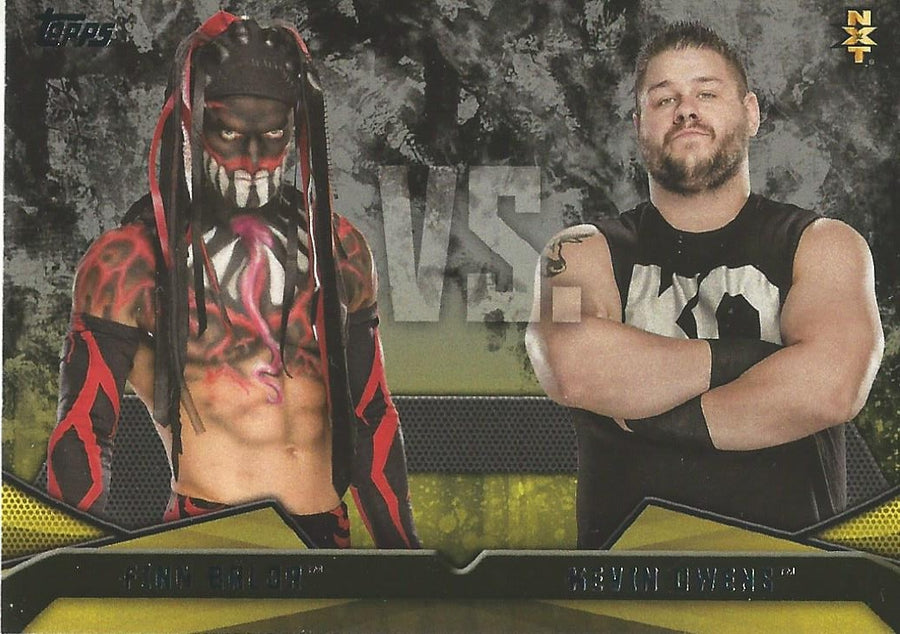 WWE Topps Then Now Forever 2016 Finn Balor vs. Kevin Owens #3