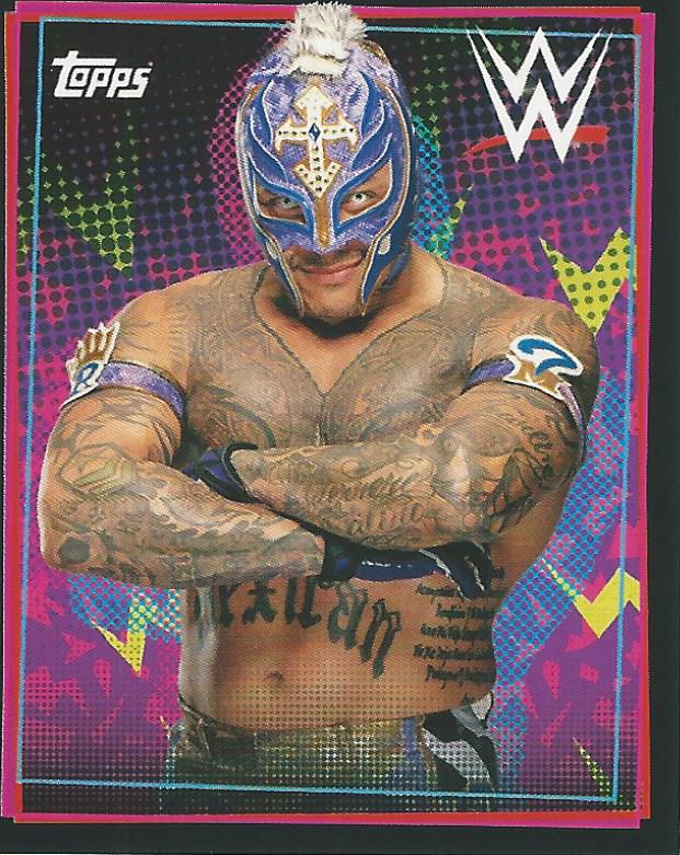 WWE Topps Road to Wrestlemania Stickers 2021 Rey Mysterio #203