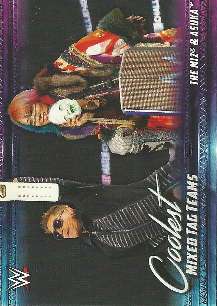 WWE Topps 2021 The Miz and Asuka MT-6 trading card PW Catalog
