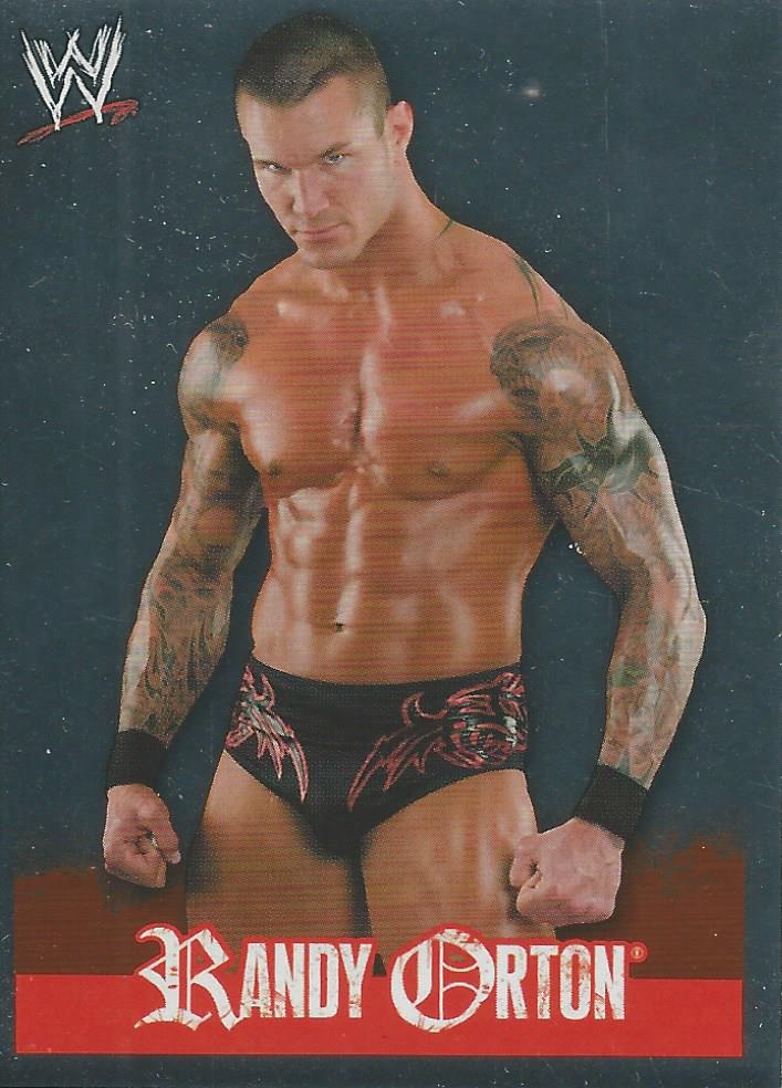 WWE Topps Rivals 2009 Stickers Randy Orton Foil #204