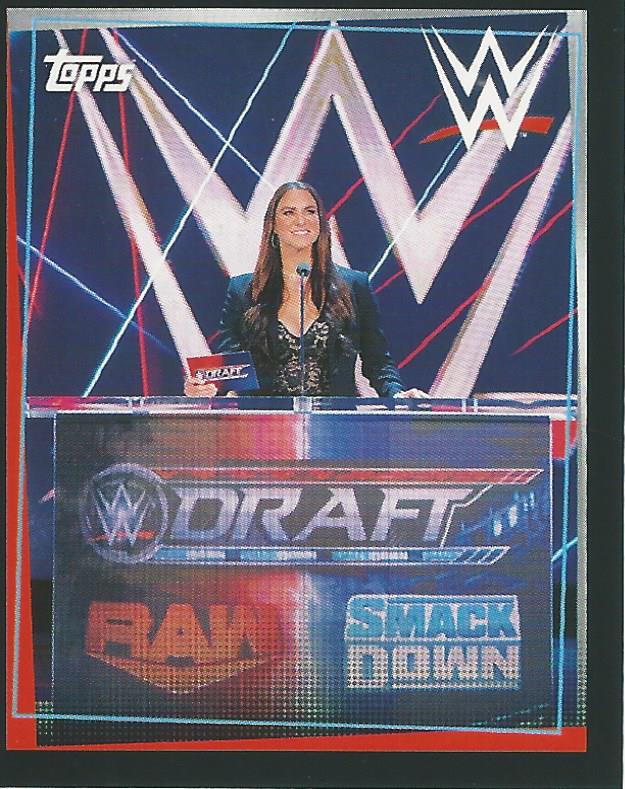 WWE Topps Road to Wrestlemania Stickers 2021 Stephanie McMahon #204