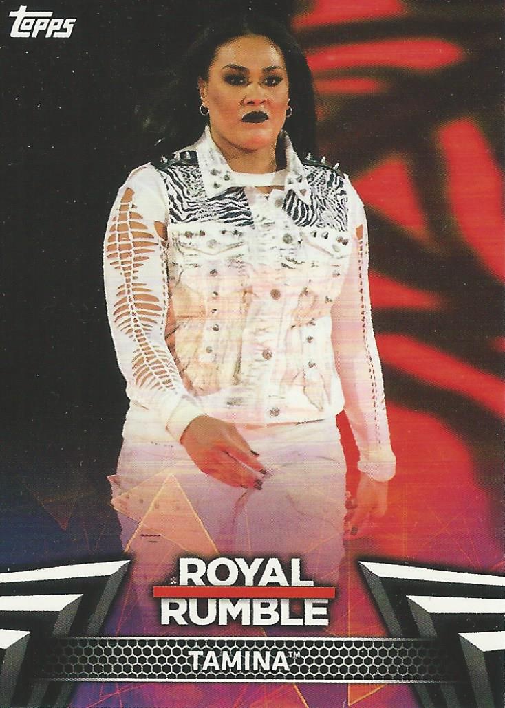 WWE Topps Women Division 2018 Tamina RR-7 trading card PW Catalog