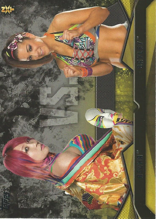 WWE Topps Then Now Forever 2016 Asuka vs Bayley #4