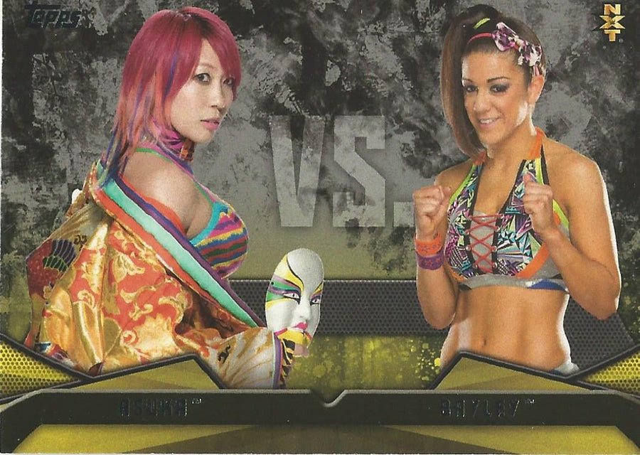 WWE Topps Then Now Forever 2016 Asuka vs. Bayley #4
