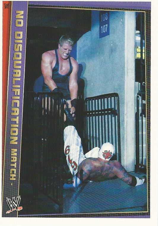 WWE Topps Slam Attax Rebellion 2012 No Disqualification Match #204