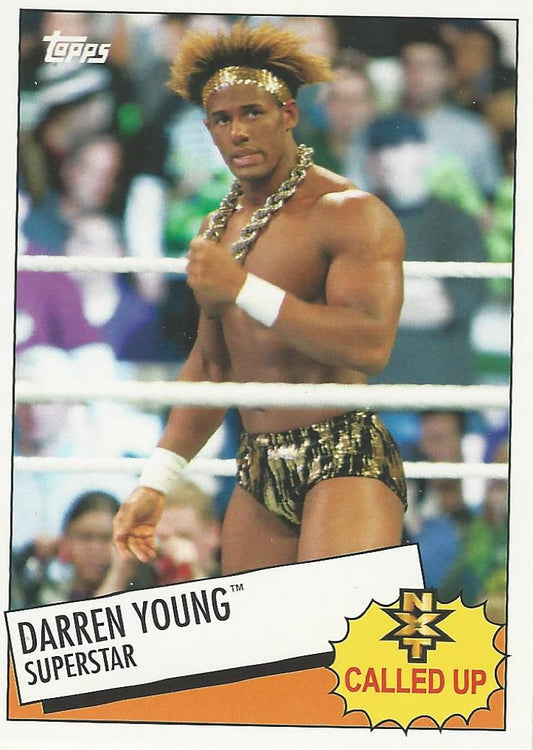 WWE Topps Heritage 2015 Darren Young 4 of 30 trading card PW Catalog