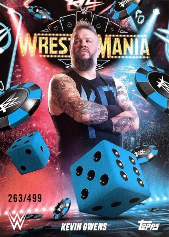 Kevin Owens trading card PW Catalog