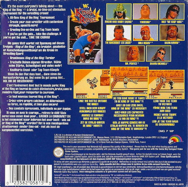 WWF King of the Ring [Game Boy] PWcatalog