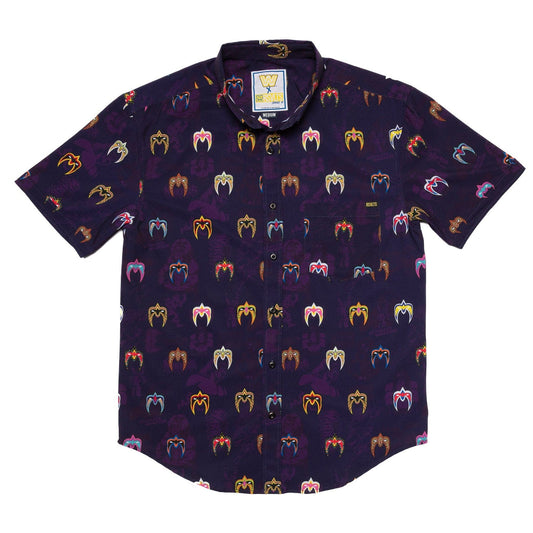 Ultimate Warrior "Face Paint" RSVLTS Button Down Shirt