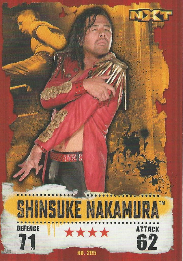 WWE Topps Slam Attax Takeover 2016 Shinsuke Nakamura #205