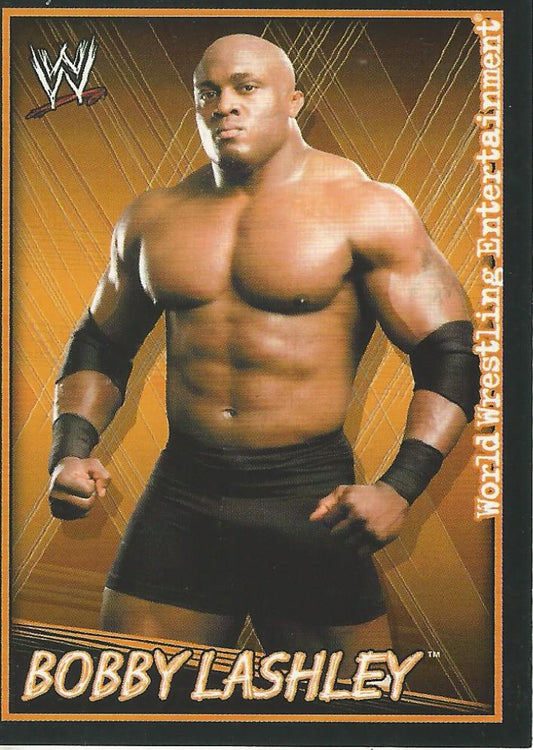 WWE Topps Superstars Uncovered 2007 Sticker Bobby Lashley #205