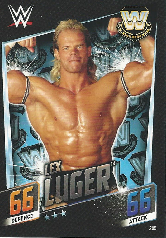 WWE Topps Slam Attax 2015 Then Now Forever Lex Luger #205