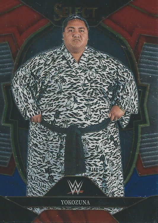 WWE Panini Select 2023 Red/Silver/Blue Yokozuna #91