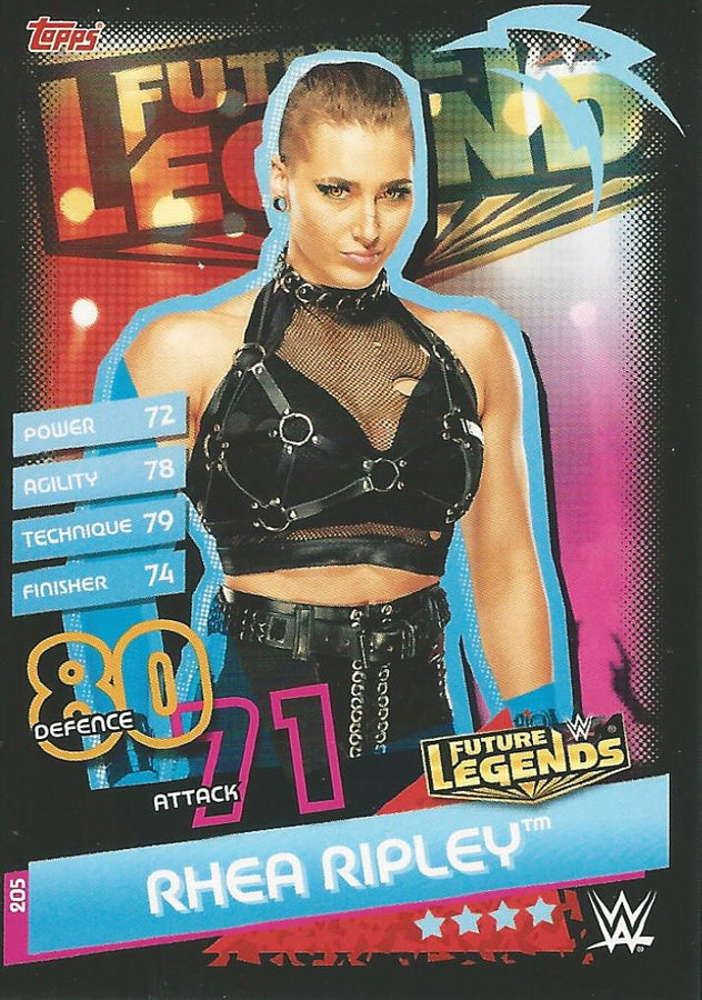 WWE Topps Slam Attax Reloaded 2020 Rhea Ripley #205