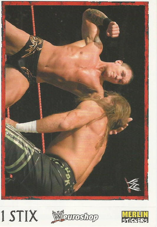 WWE Merlin Heros Stickers 2008 Randy Orton #8