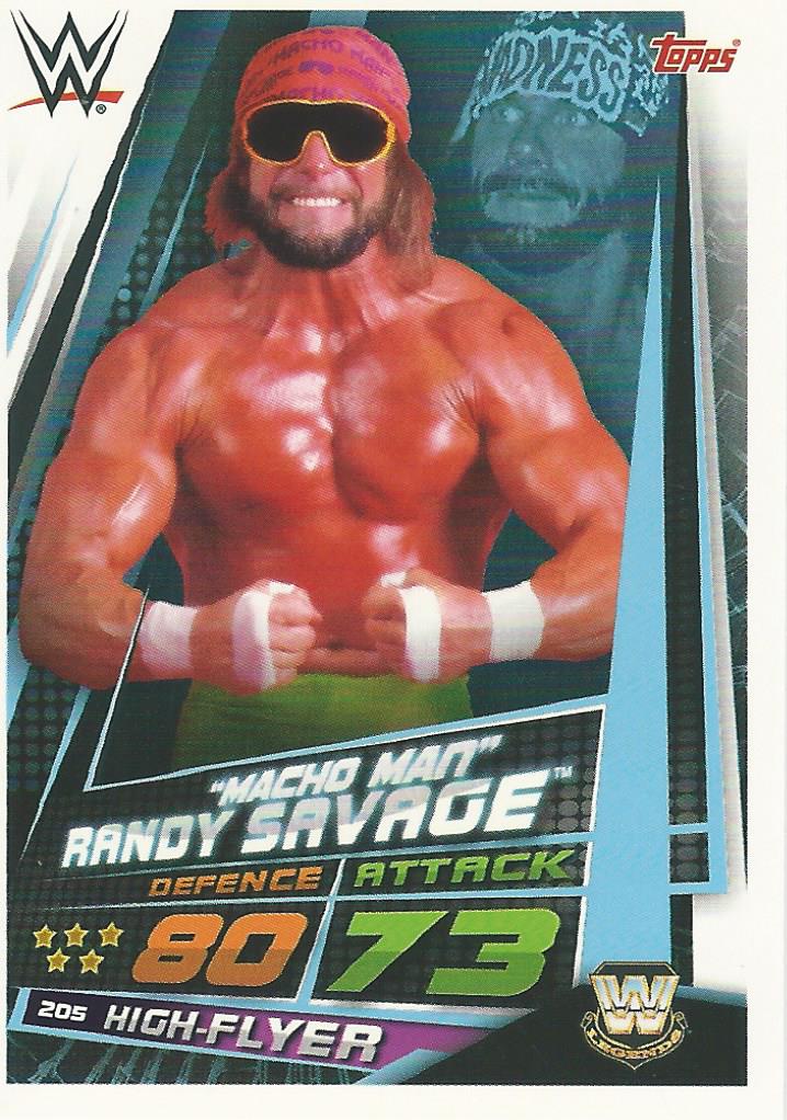 WWE Topps Slam Attax Universe 2019 Macho Man Randy Savage #205