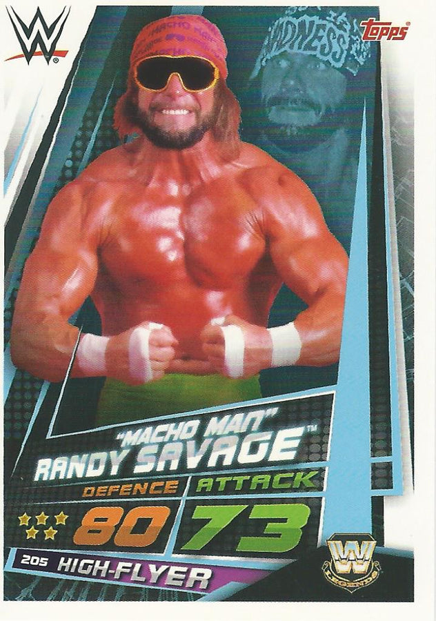 WWE Topps Slam Attax Universe 2019 Macho Man Randy Savage #205