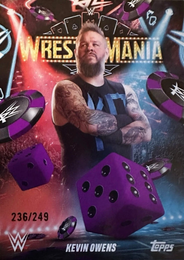 Kevin Owens trading card PW Catalog