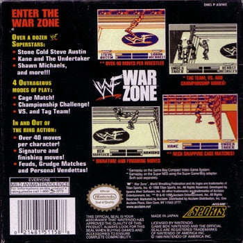 WWF War Zone [Game Boy] PWcatalog