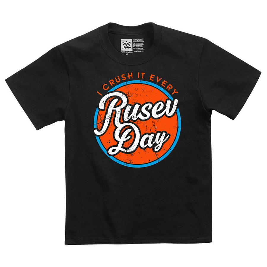 Rusev "I Crush It Every Rusev Day" Youth Authentic T-Shirt