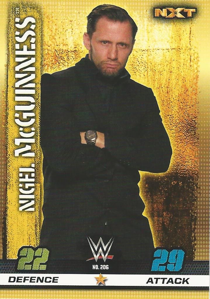 WWE Topps Slam Attax 10th Edition 2017 NXT Nigel McGuinness #206