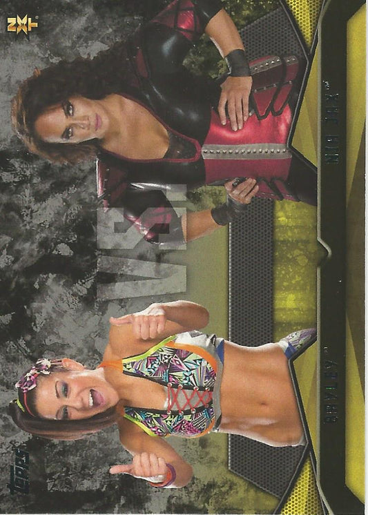 WWE Topps Then Now Forever 2016 Bayley vs Nia Jax #6
