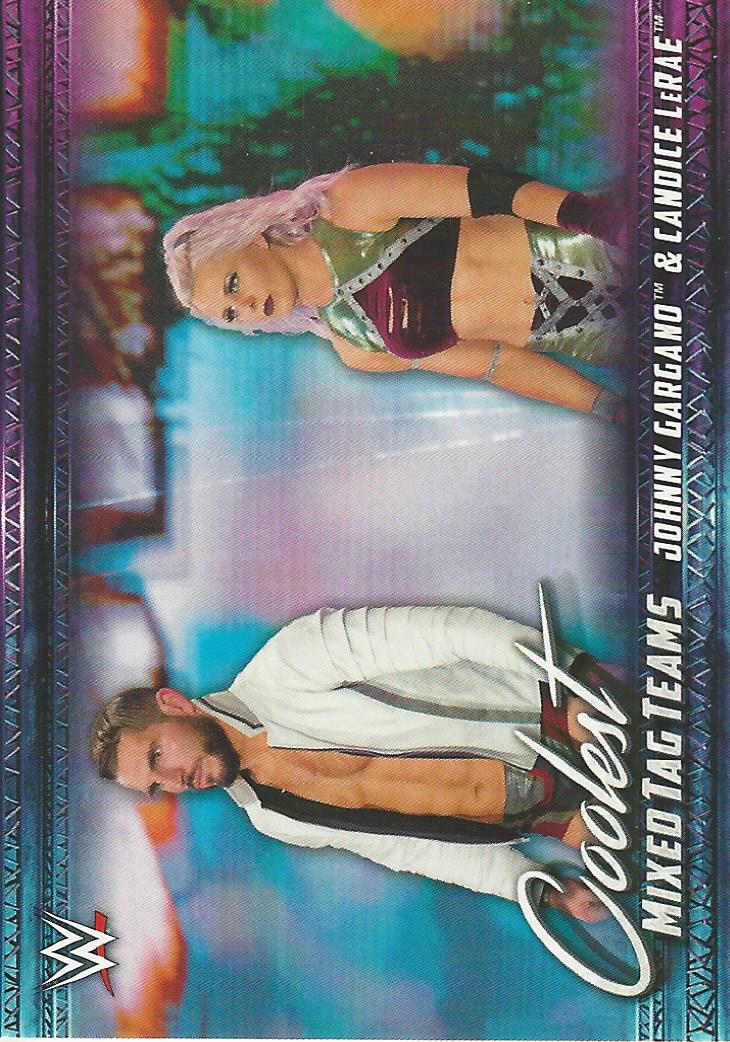 WWE Topps 2021 Johnny Gargano and Candice LeRae MT-10 trading card PW Catalog