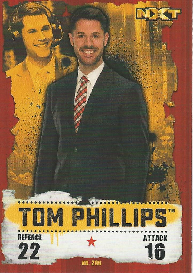 WWE Topps Slam Attax Takeover 2016 Tom Phillips #206