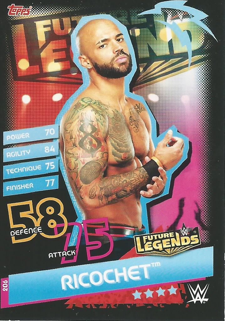 WWE Topps Slam Attax Reloaded 2020 Ricochet #206